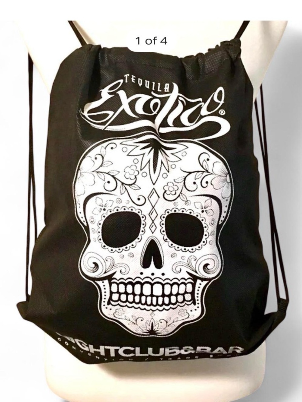 4/$10, 8 /$15 NEW Exotico Tequila Skull Backpack